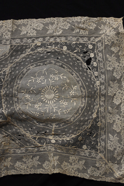 アンティークレース dentelle ancienne 刺繍クロス 素材用 2