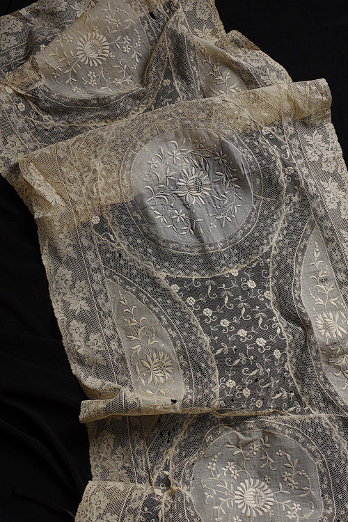アンティークレース dentelle ancienne 刺繍クロス 素材用