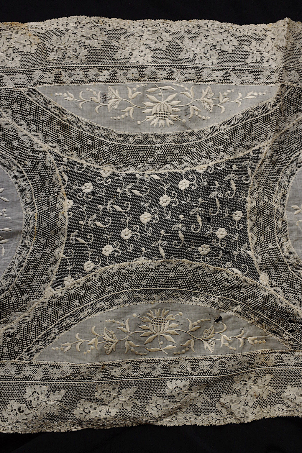 アンティークレース dentelle ancienne 刺繍クロス 素材用 3