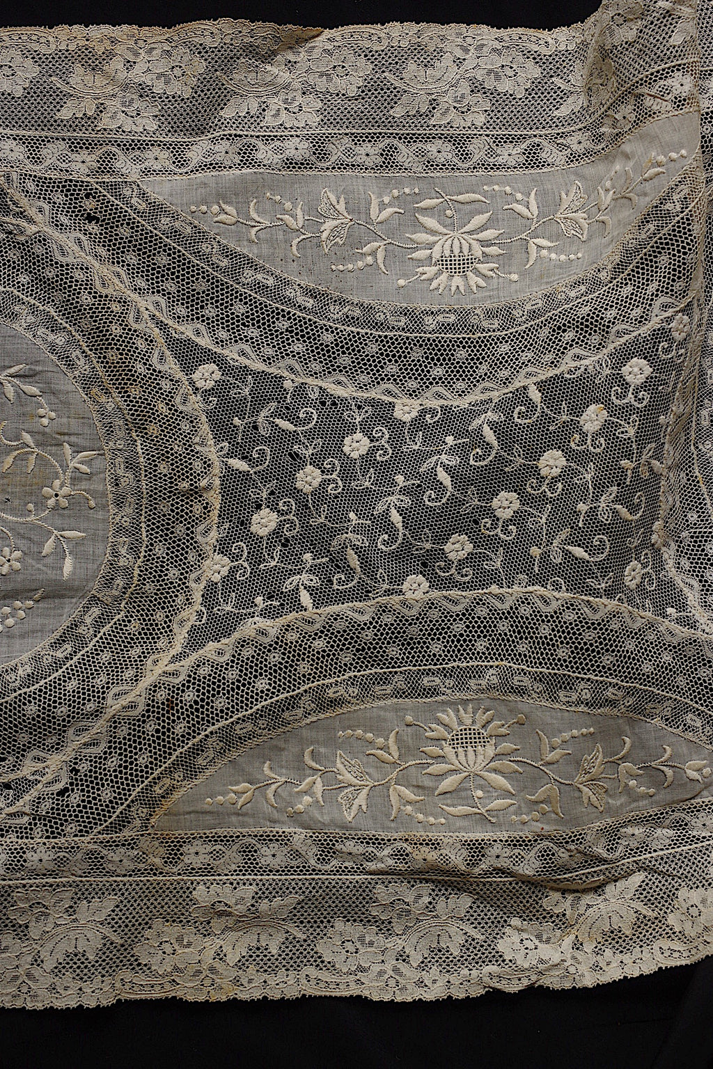 アンティークレース dentelle ancienne 刺繍クロス 素材用 5