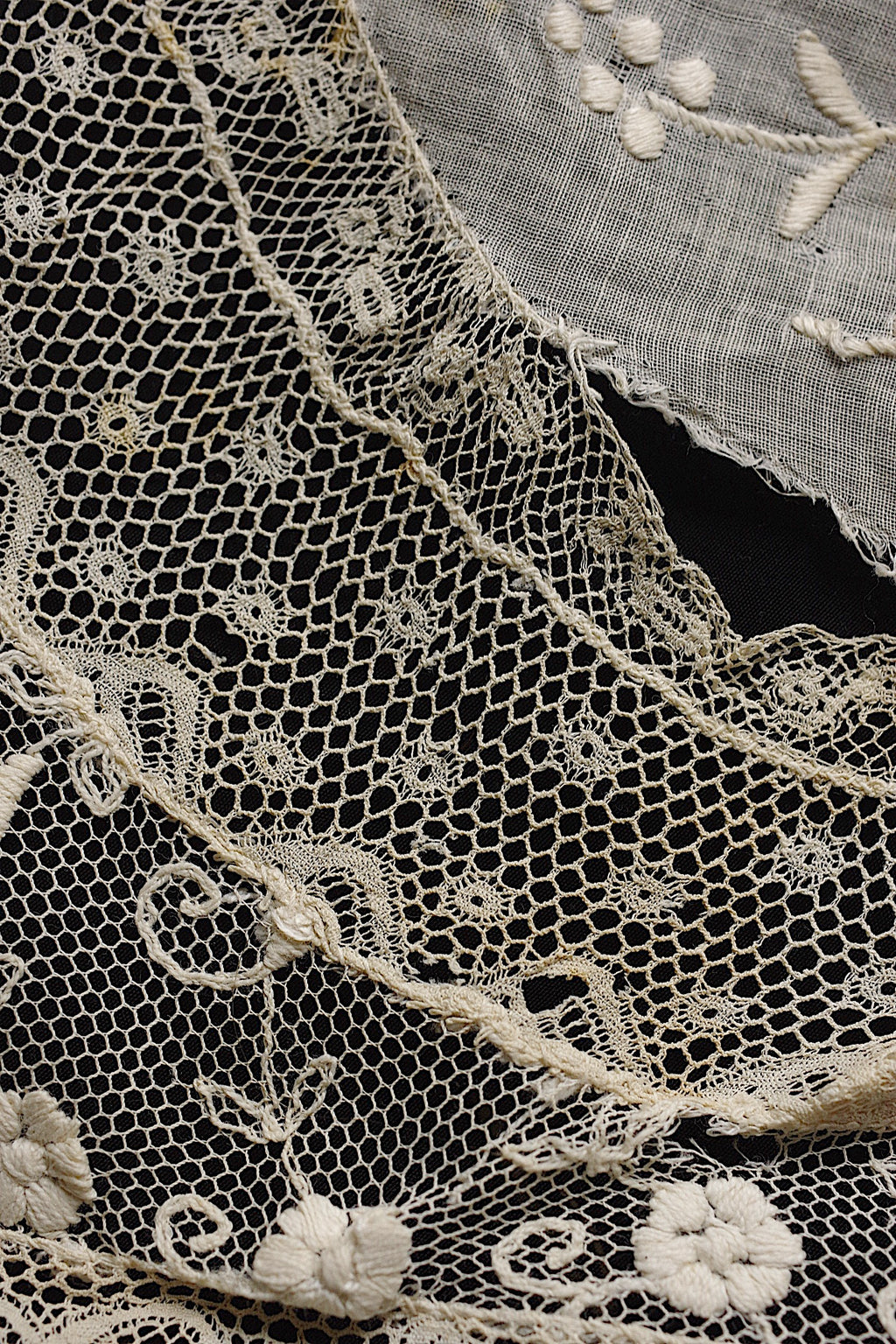 アンティークレース dentelle ancienne 刺繍クロス 素材用 7
