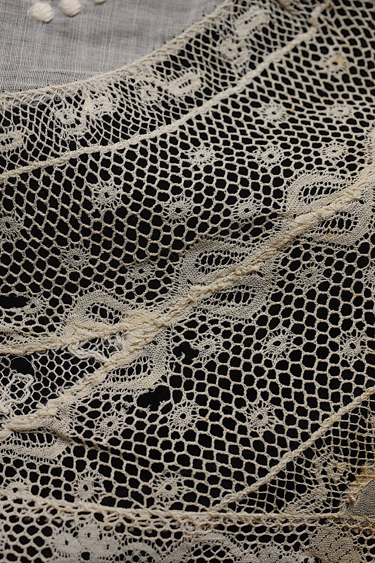 アンティークレース dentelle ancienne 刺繍クロス 素材用 8