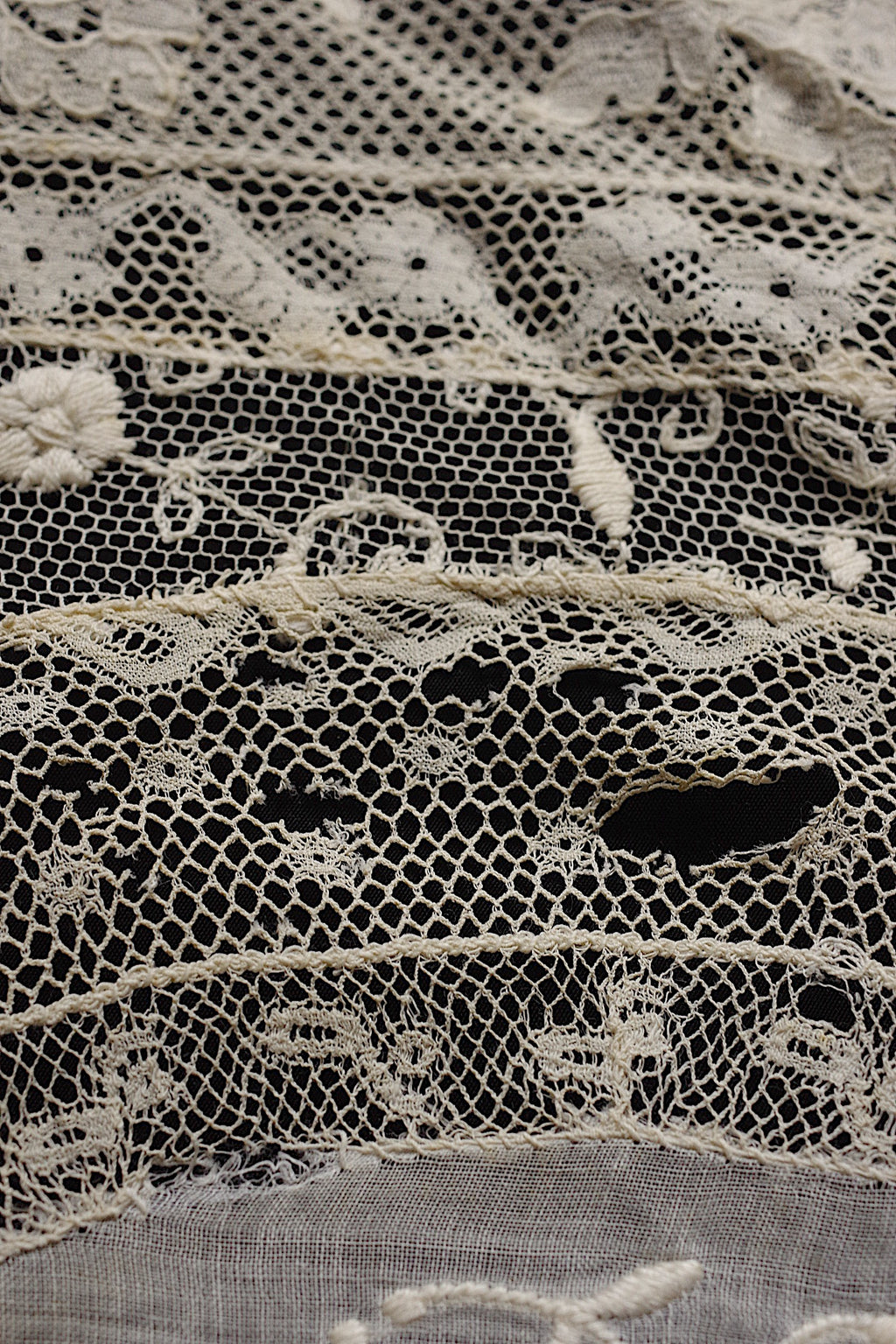 アンティークレース dentelle ancienne 刺繍クロス 素材用 9
