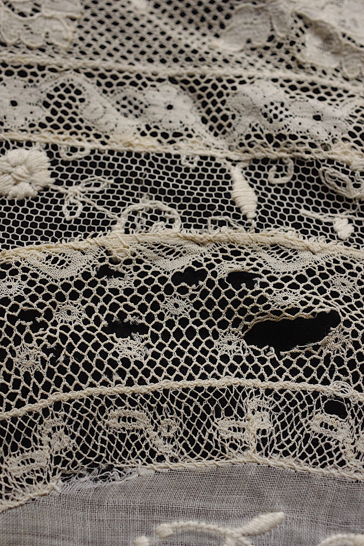 アンティークレース dentelle ancienne 刺繍クロス 素材用 9