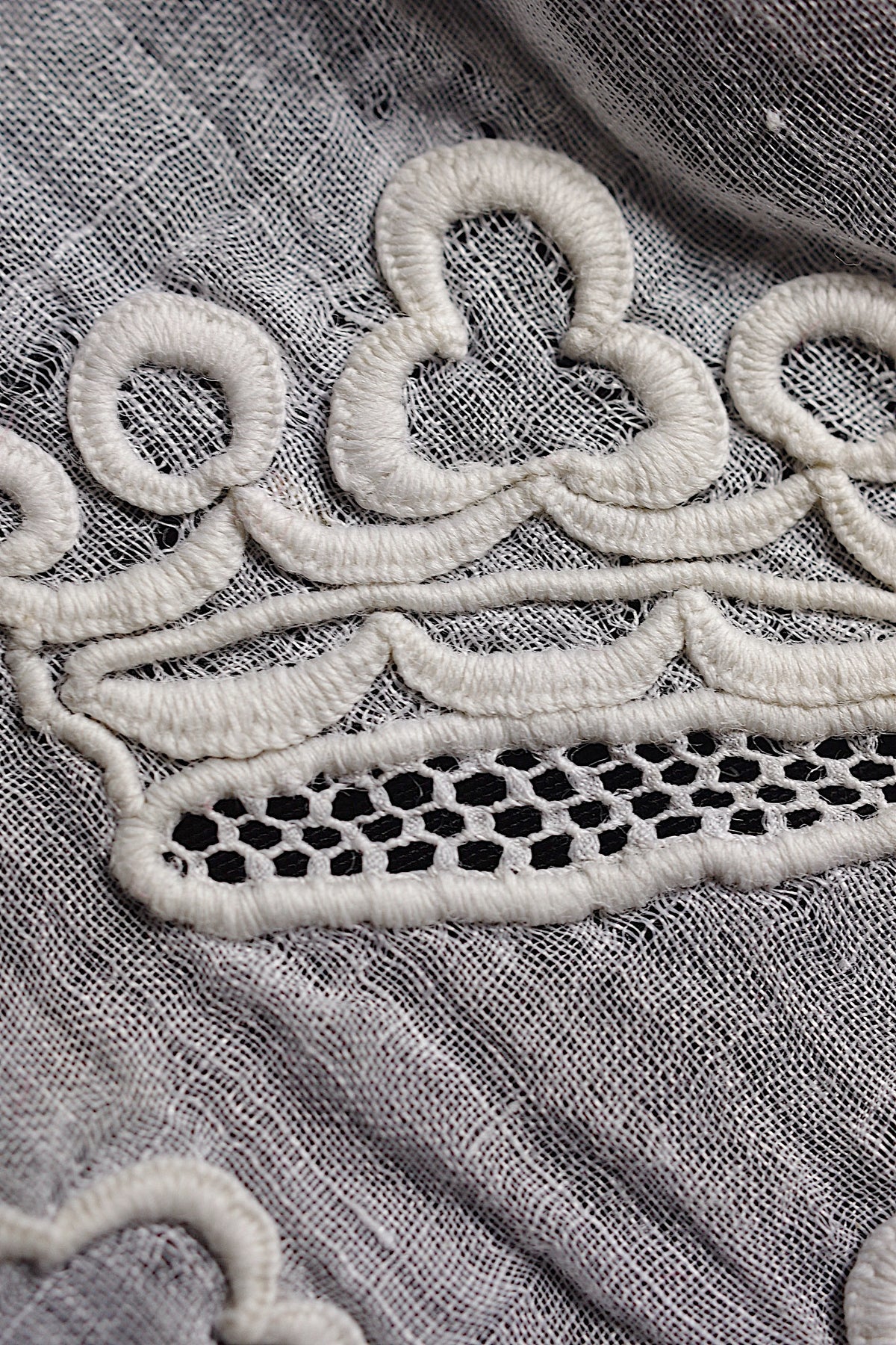 アンティークハンカチ mouchoir ancien 刺繍 2枚 素材用 10