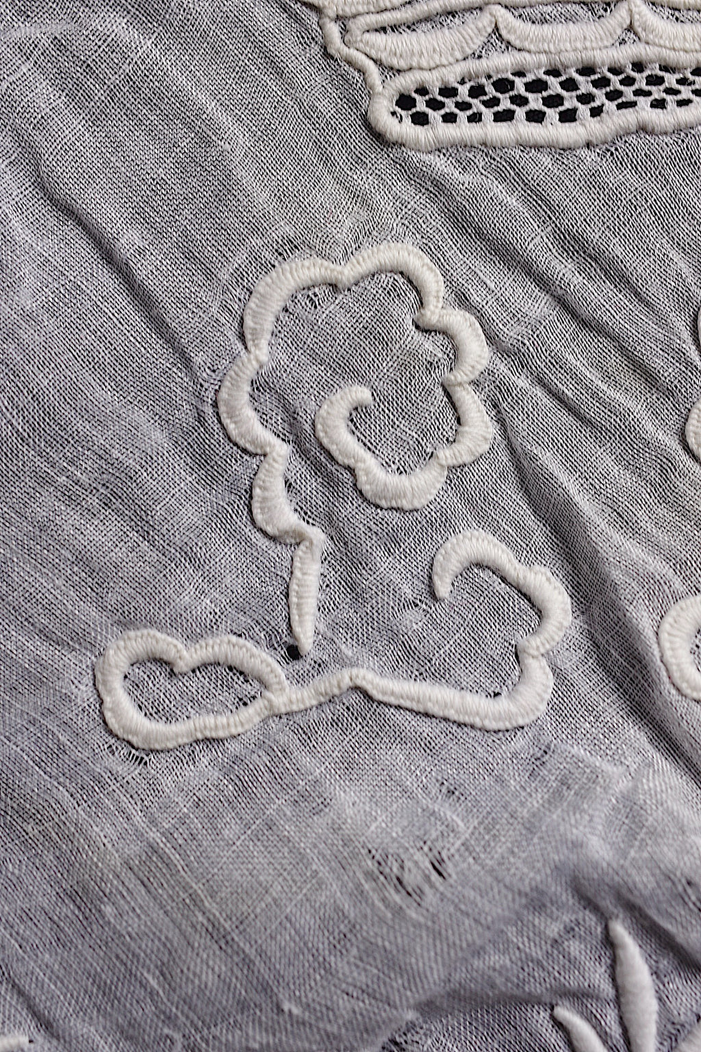 アンティークハンカチ mouchoir ancien 刺繍 2枚 素材用 11