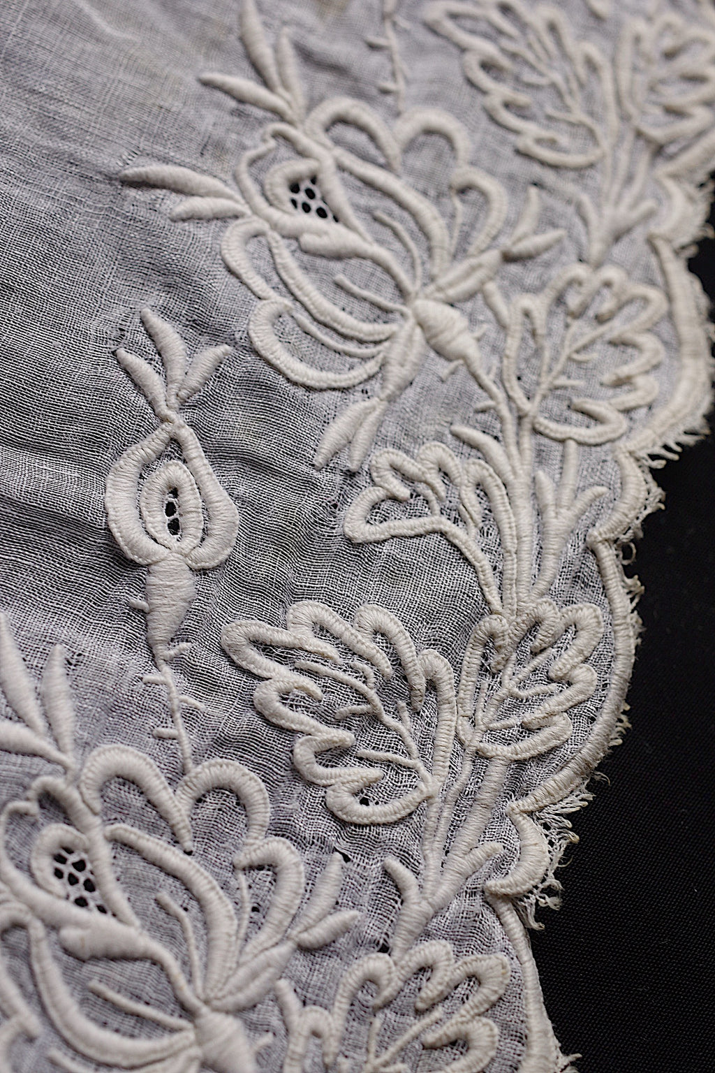 アンティークハンカチ mouchoir ancien 刺繍 2枚 素材用 13