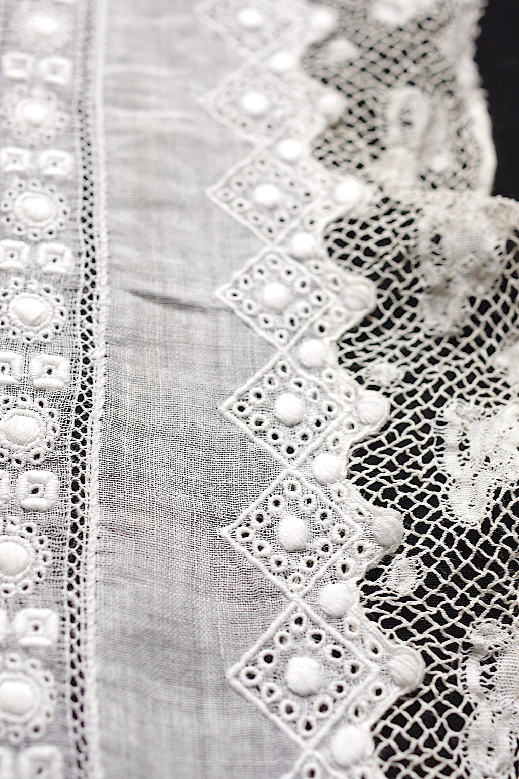 アンティークハンカチ mouchoir ancien 刺繍 2枚 素材用 5