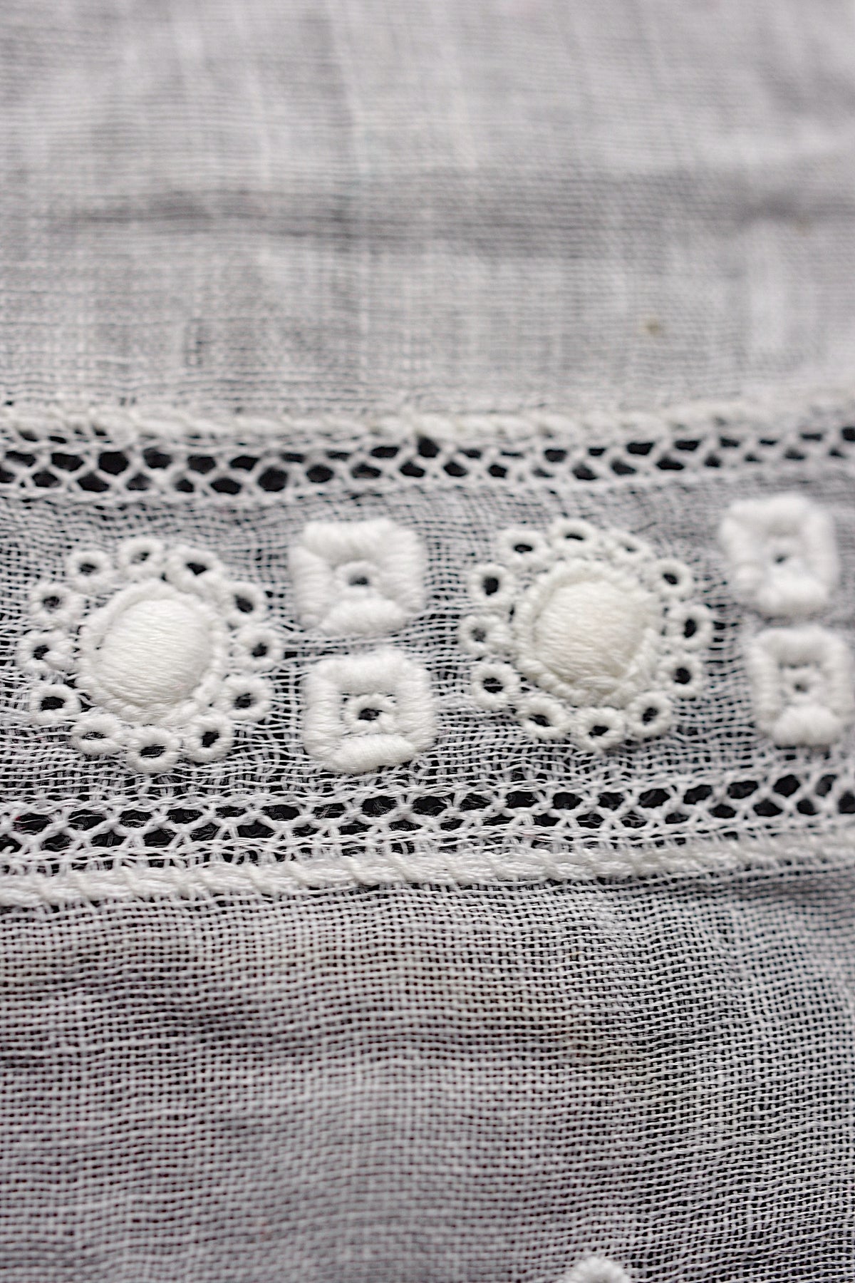 アンティークハンカチ mouchoir ancien 刺繍 2枚 素材用 6