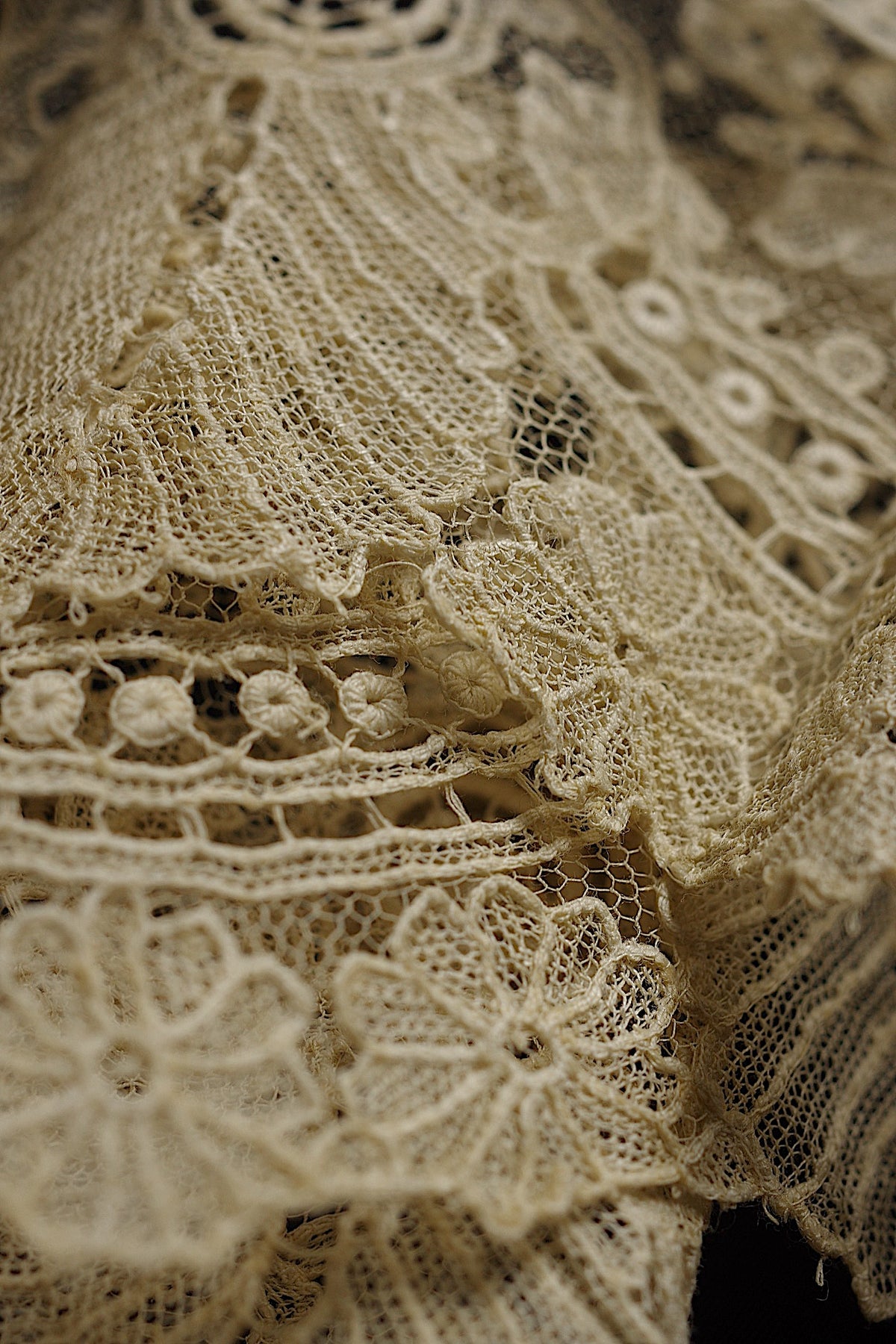 アンティークレース dentelle ancienne ブリュクセルレース133cm 6