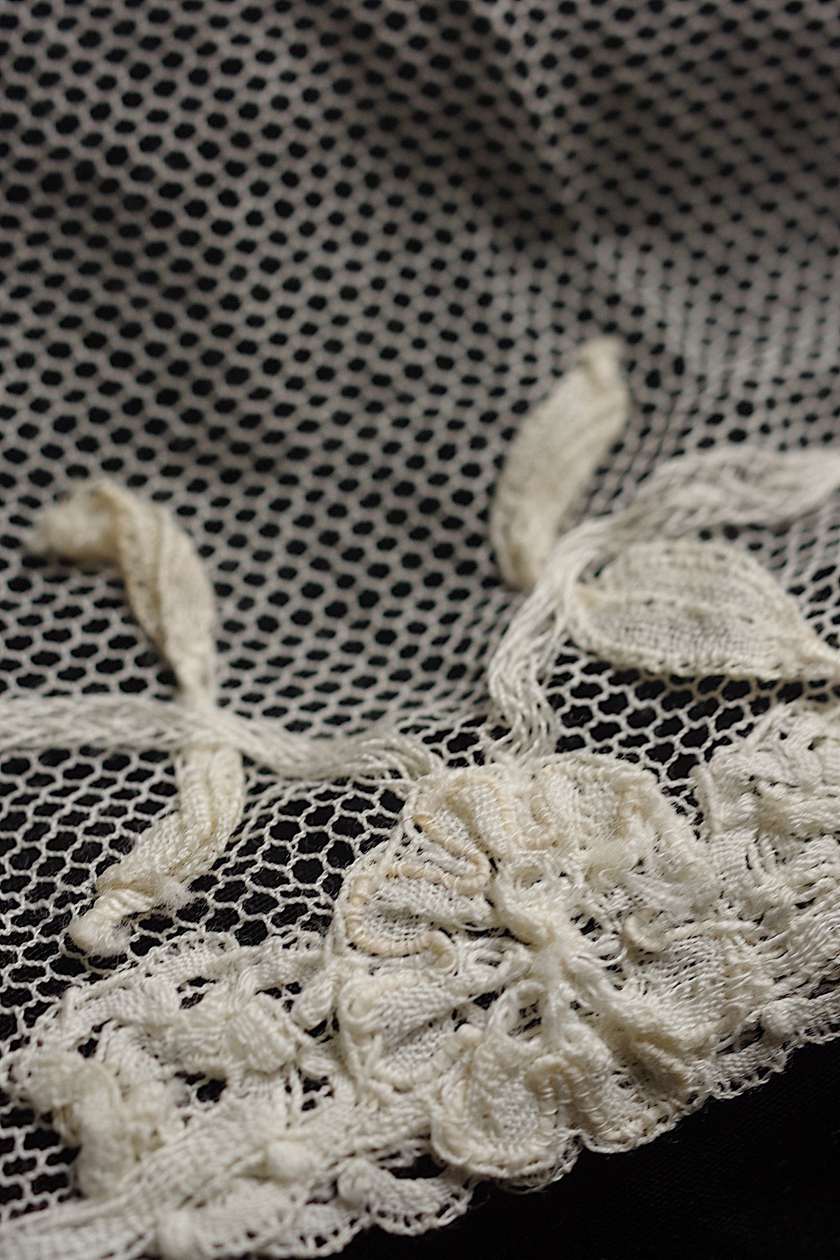 アンティークレース dentelle ancienne チュールベール 9