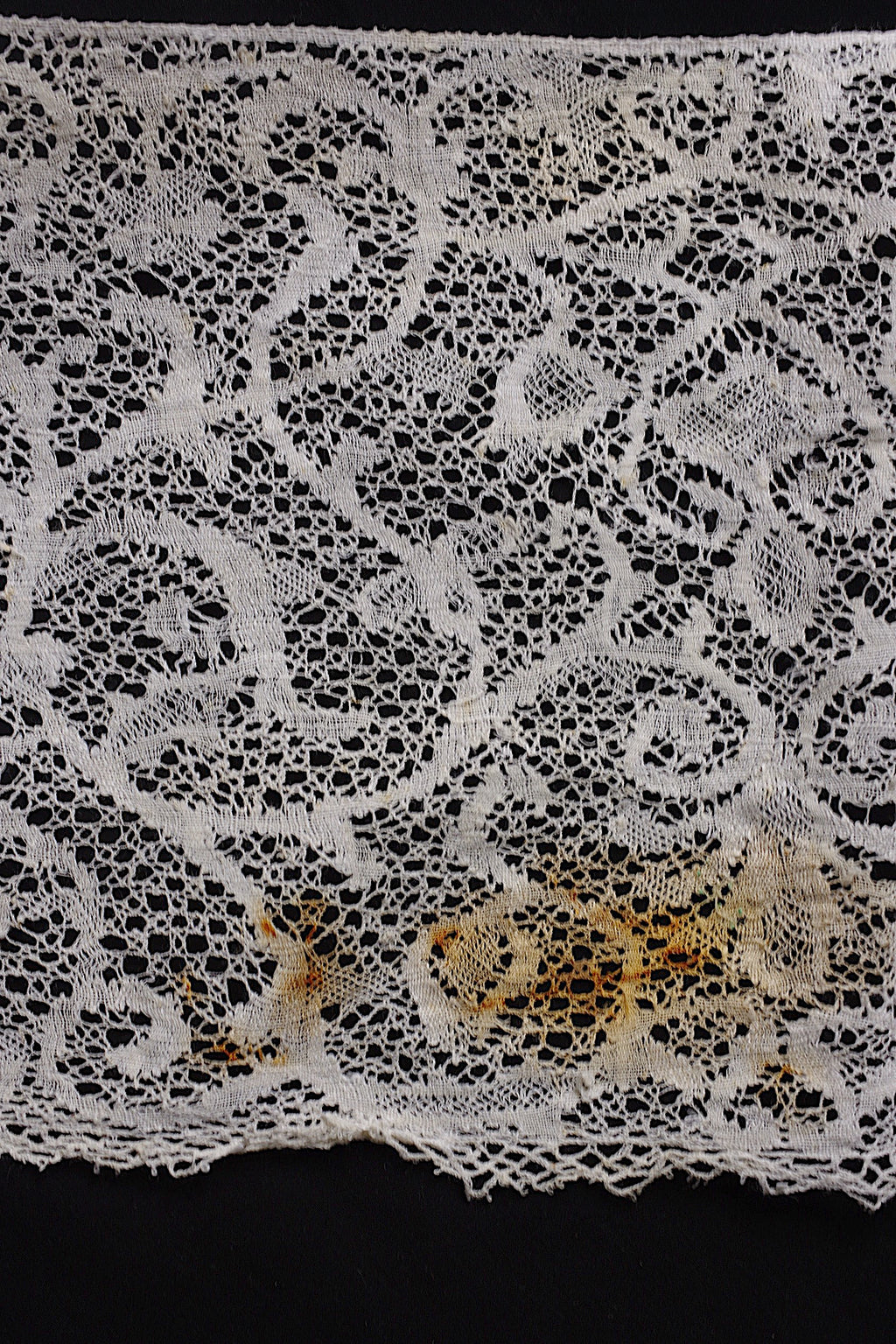 アンティークレース dentelle ancienne 幅広ボビンレース 340cm 2