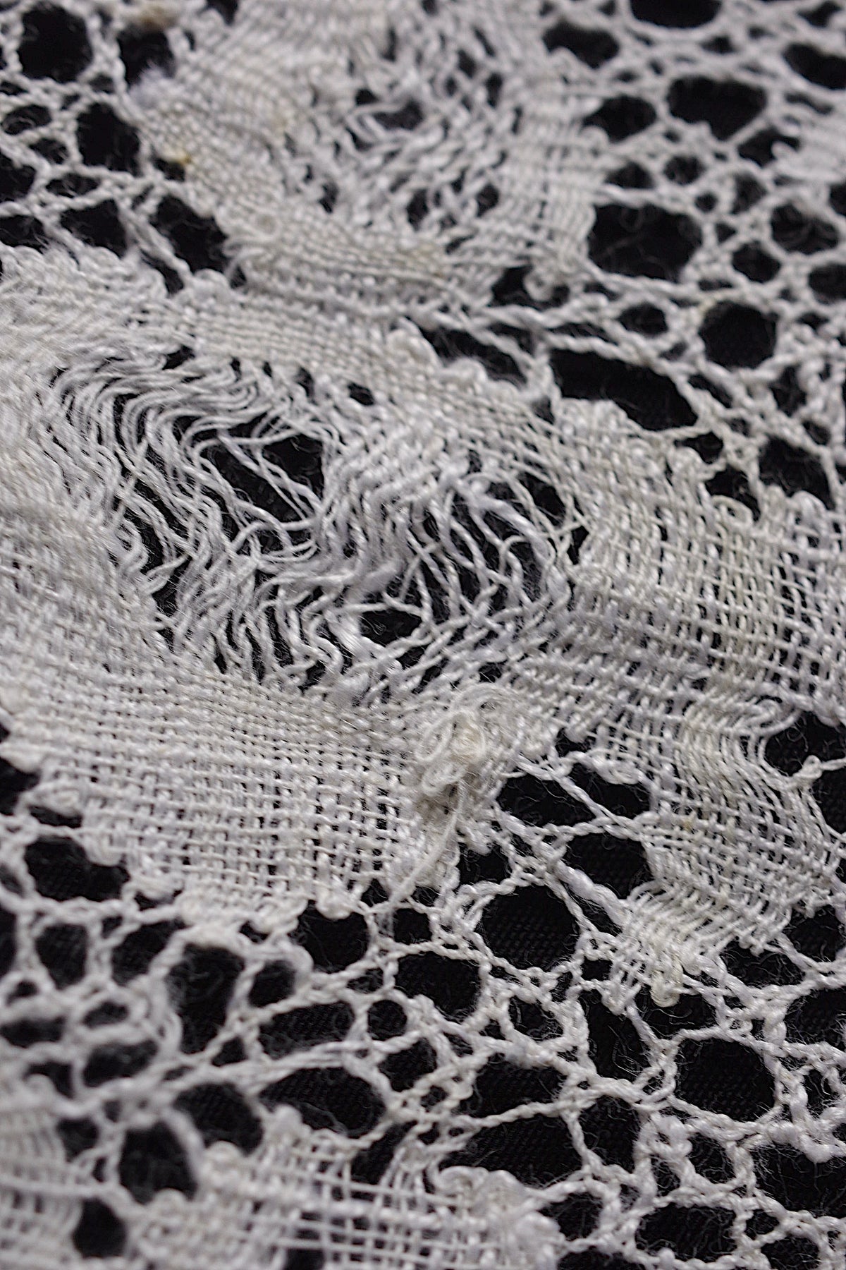 アンティークレース dentelle ancienne 幅広ボビンレース 340cm 4