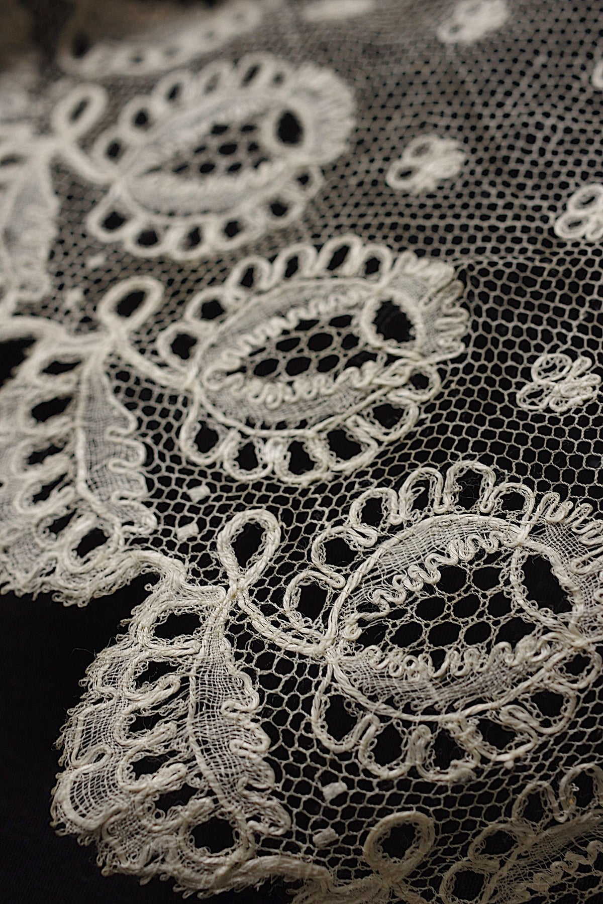 アンティークレース dentelle ancienne 193cm 4