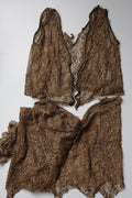 アンティークレース dentelle ancienne メタルレース ハギレ lot