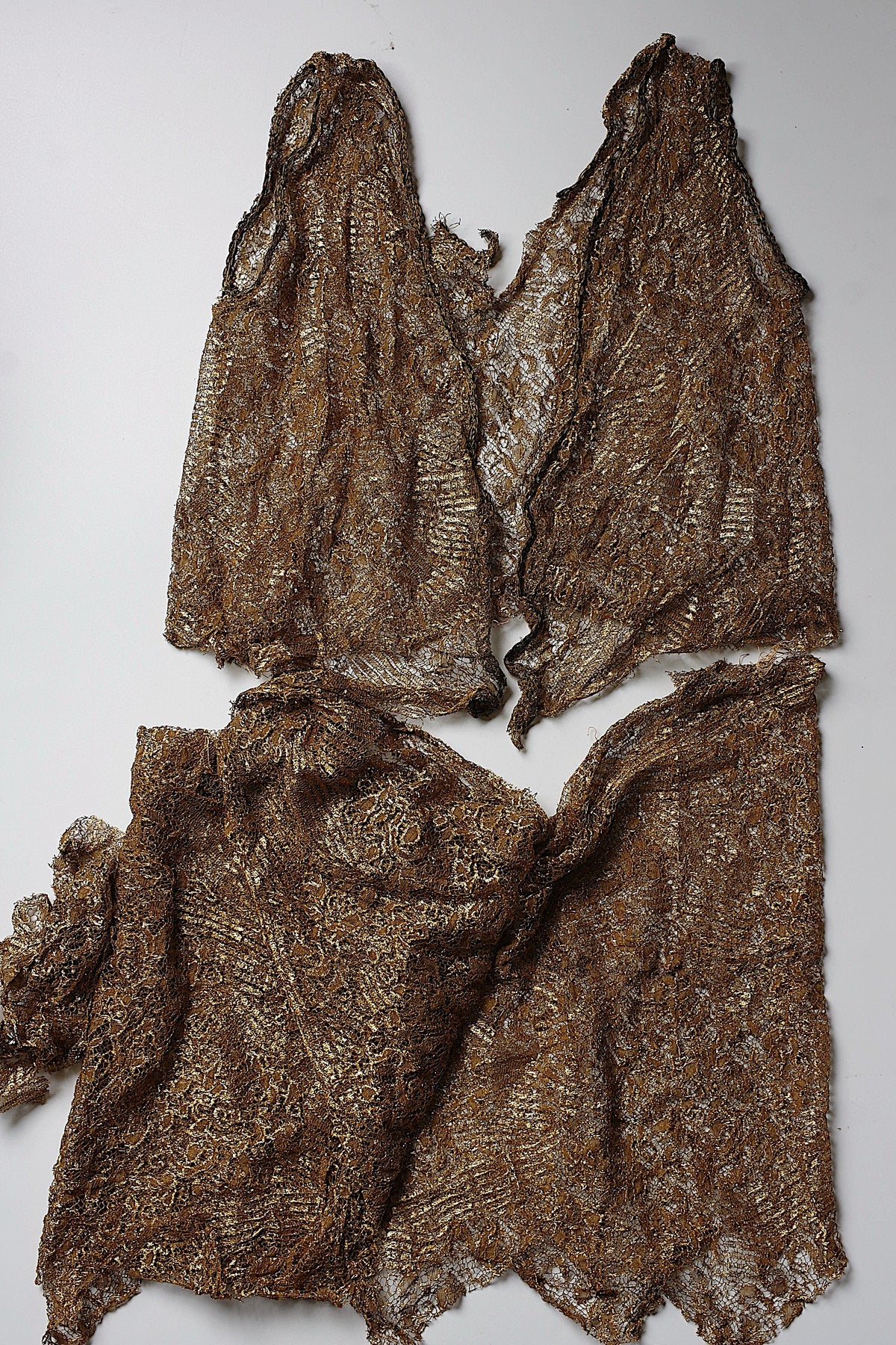 アンティークレース dentelle ancienne メタルレース ハギレ lot