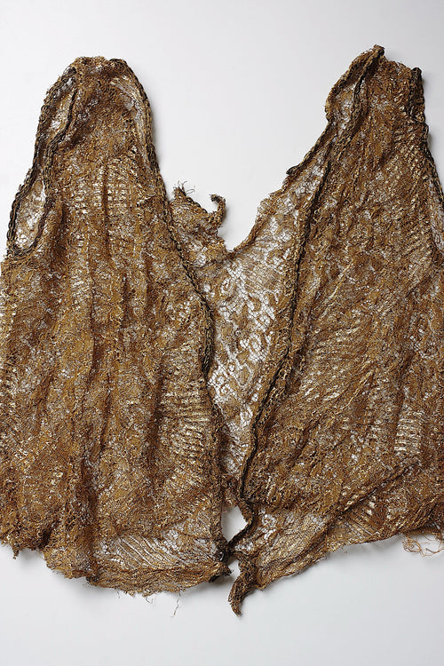 アンティークレース dentelle ancienne メタルレース ハギレ lot 2