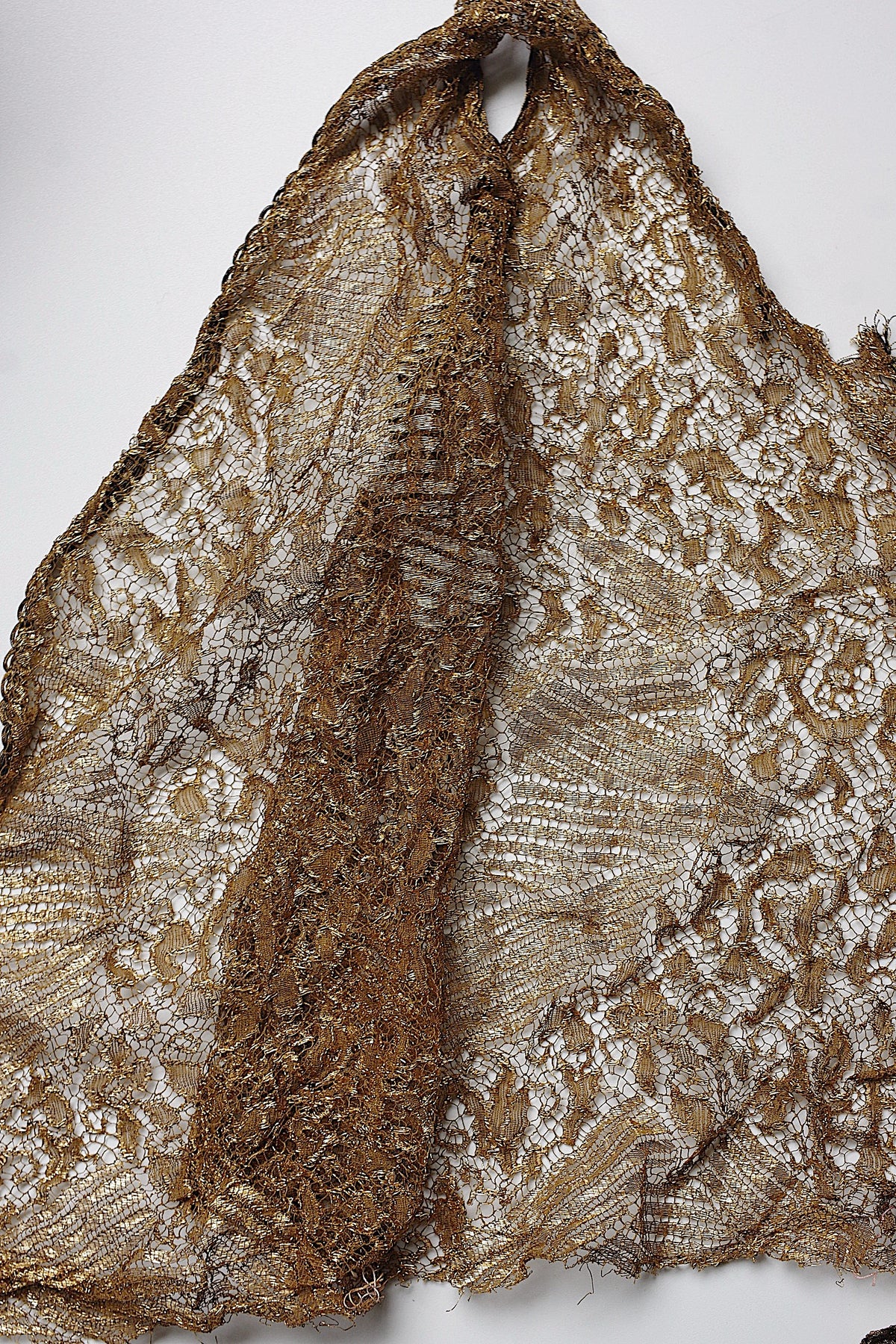アンティークレース dentelle ancienne メタルレース ハギレ lot 3