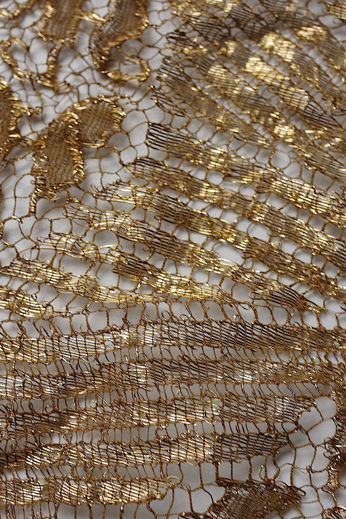 アンティークレース dentelle ancienne メタルレース ハギレ lot 5