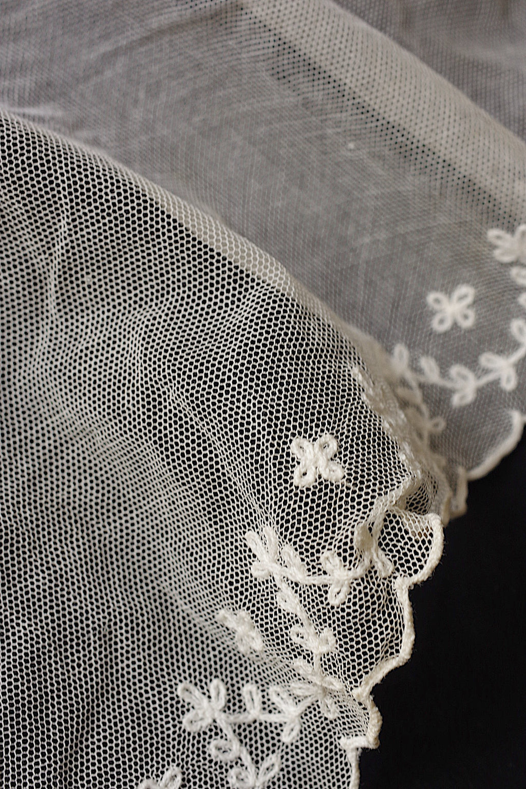 アンティークレース dentelle ancienne ベール2つ 12