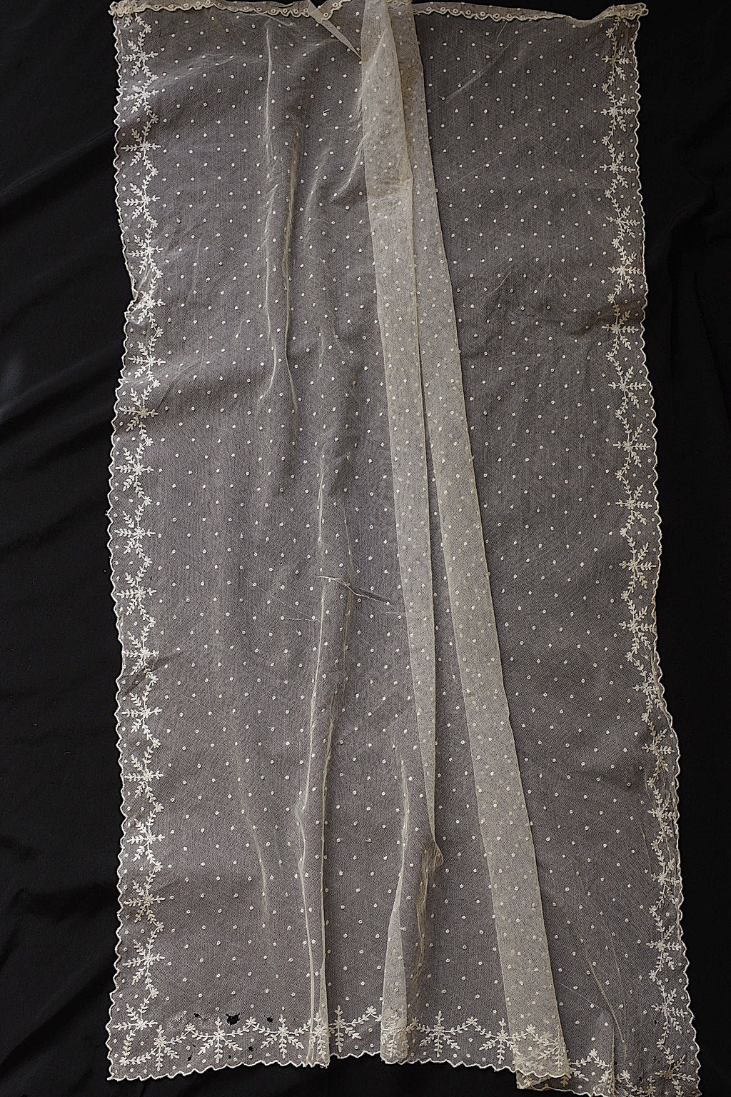アンティークレース dentelle ancienne ベール2つ 2