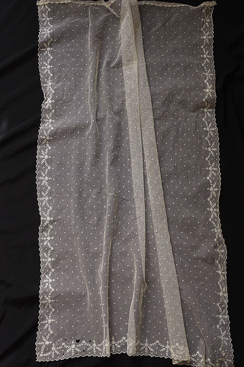 アンティークレース dentelle ancienne ベール2つ 2