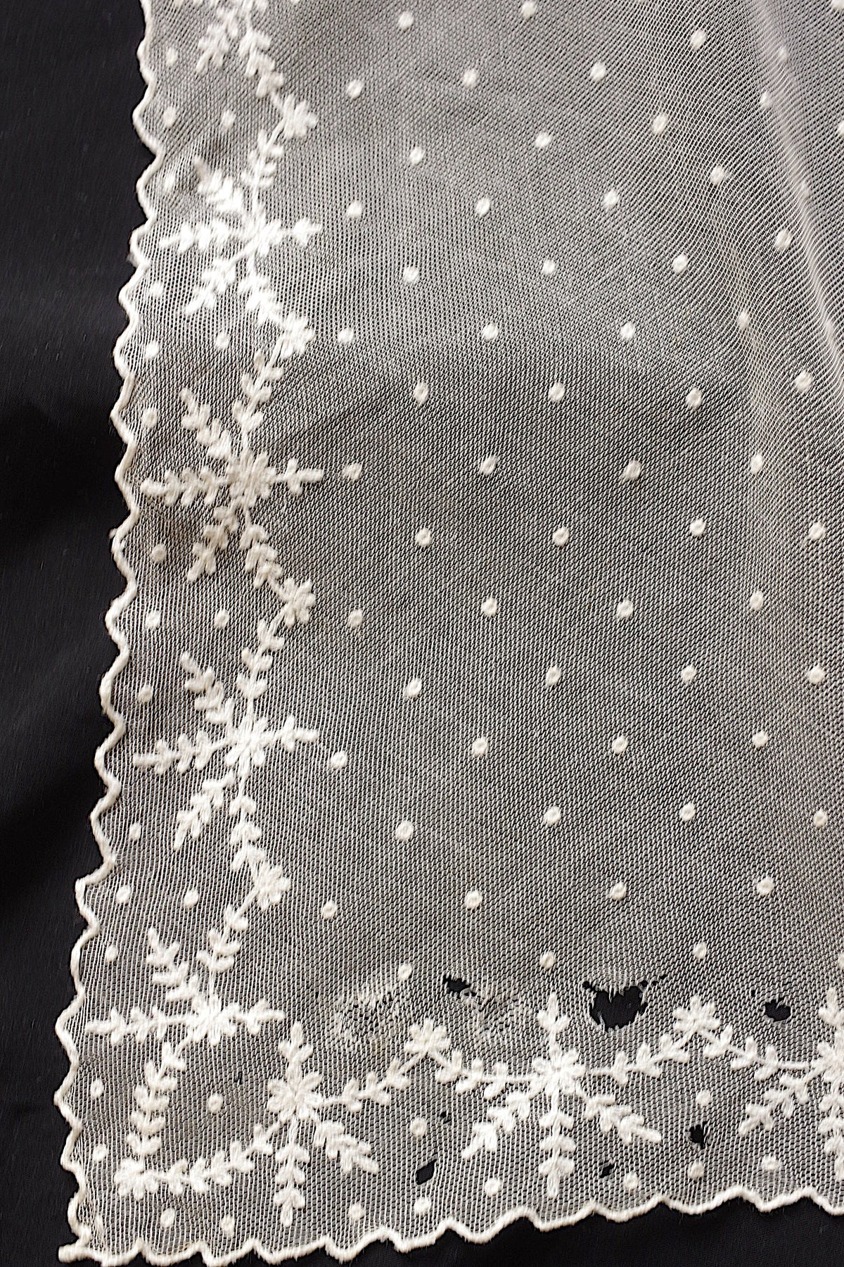 アンティークレース dentelle ancienne ベール2つ 3