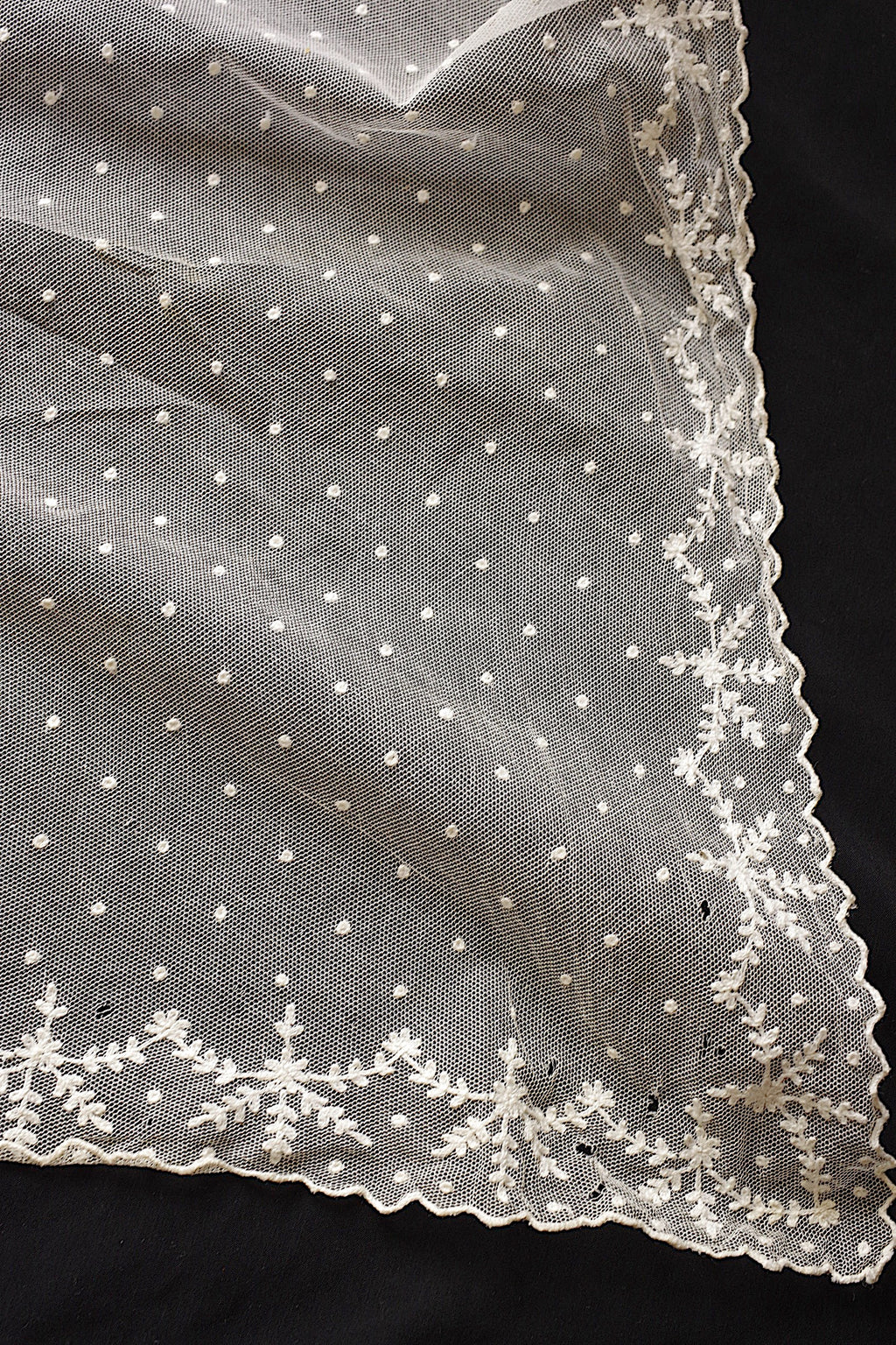 アンティークレース dentelle ancienne ベール2つ 4