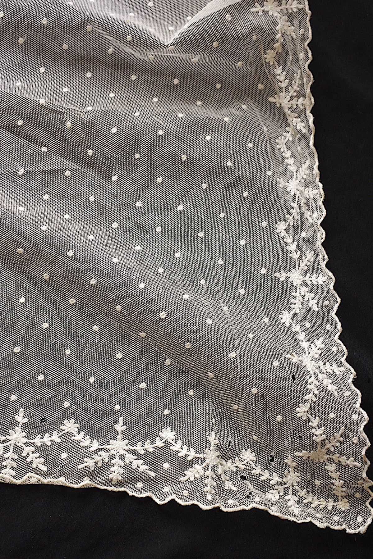 アンティークレース dentelle ancienne ベール2つ 4
