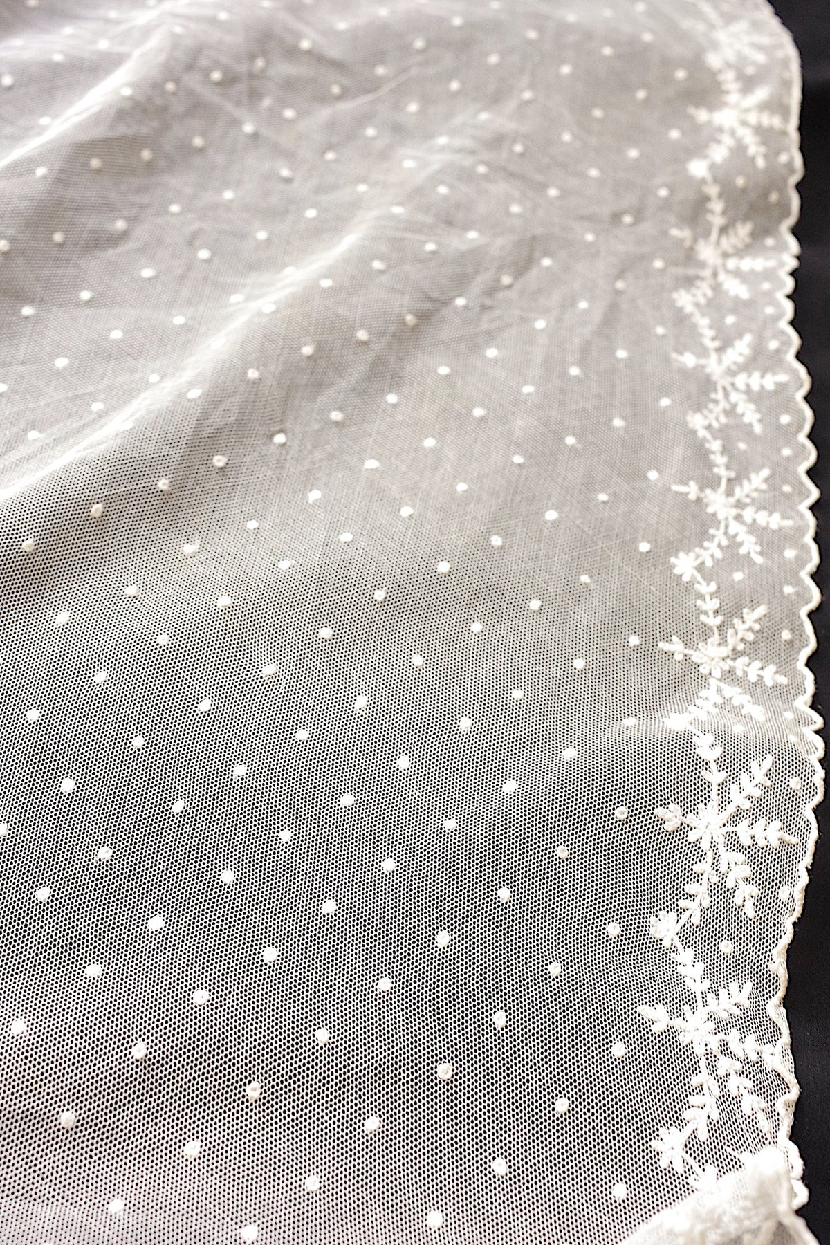 アンティークレース dentelle ancienne ベール2つ 5