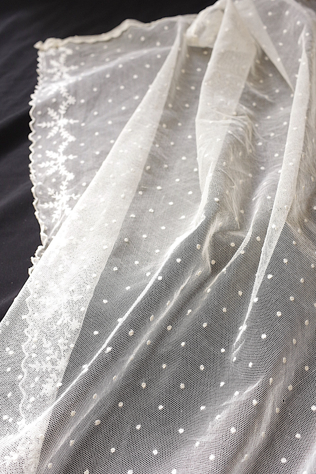 アンティークレース dentelle ancienne ベール2つ 6