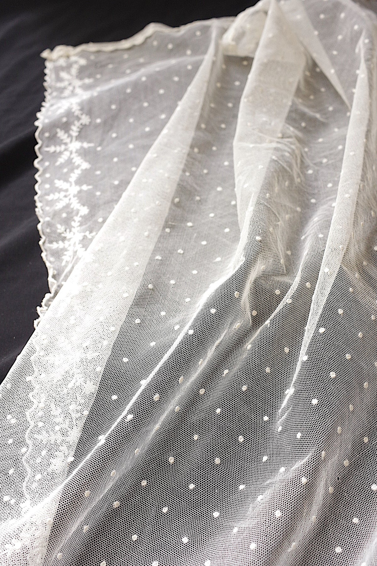 アンティークレース dentelle ancienne ベール2つ 6