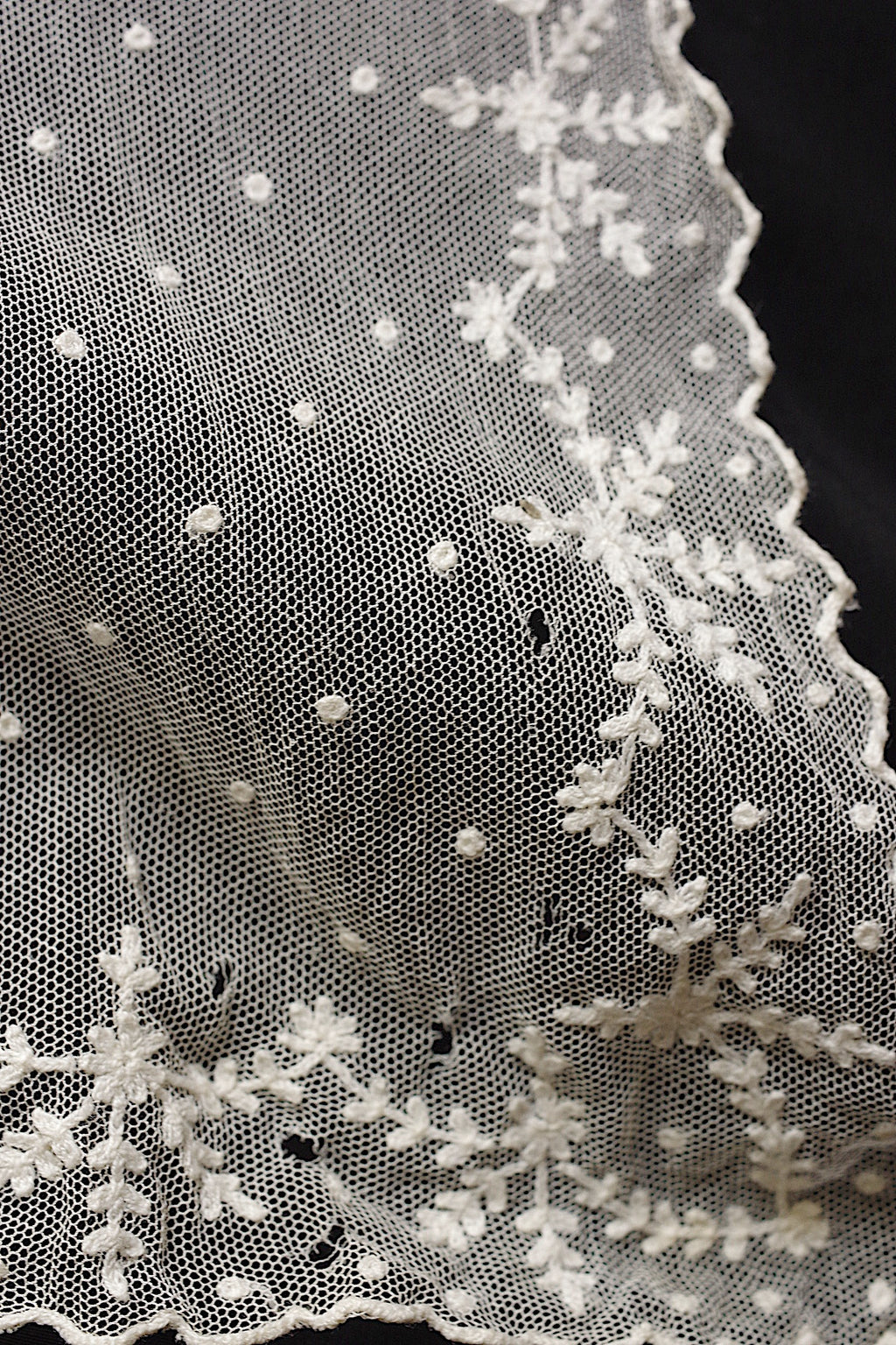 アンティークレース dentelle ancienne ベール2つ 8