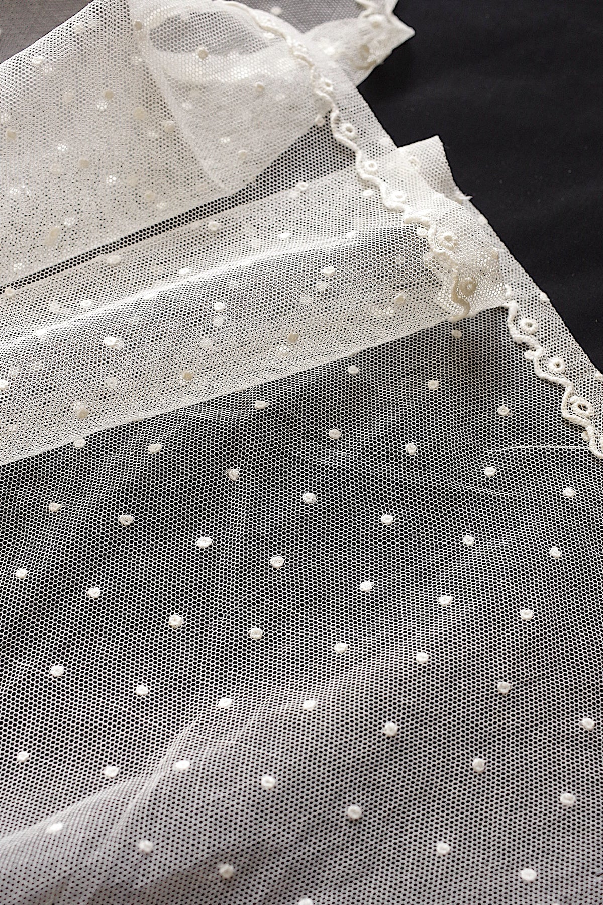 アンティークレース dentelle ancienne ベール2つ 9