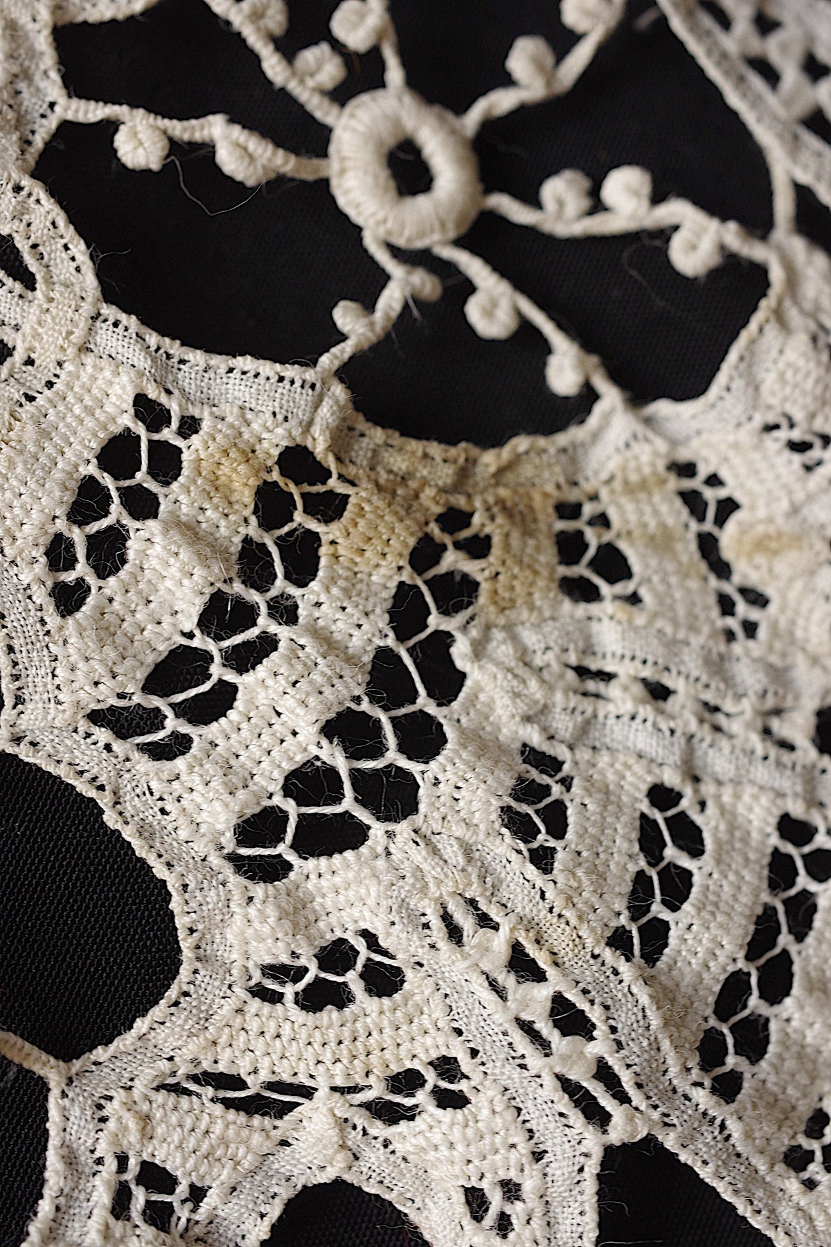 アンティークレース dentelle ancienne 小さめクロス 9
