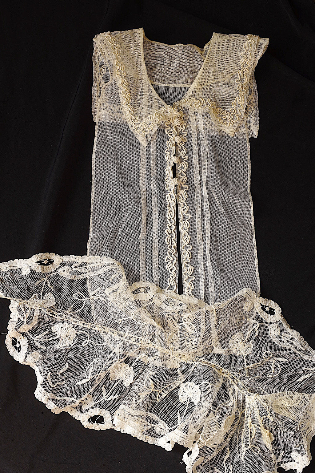 アンティークレース dentelle ancienne 首周り lot