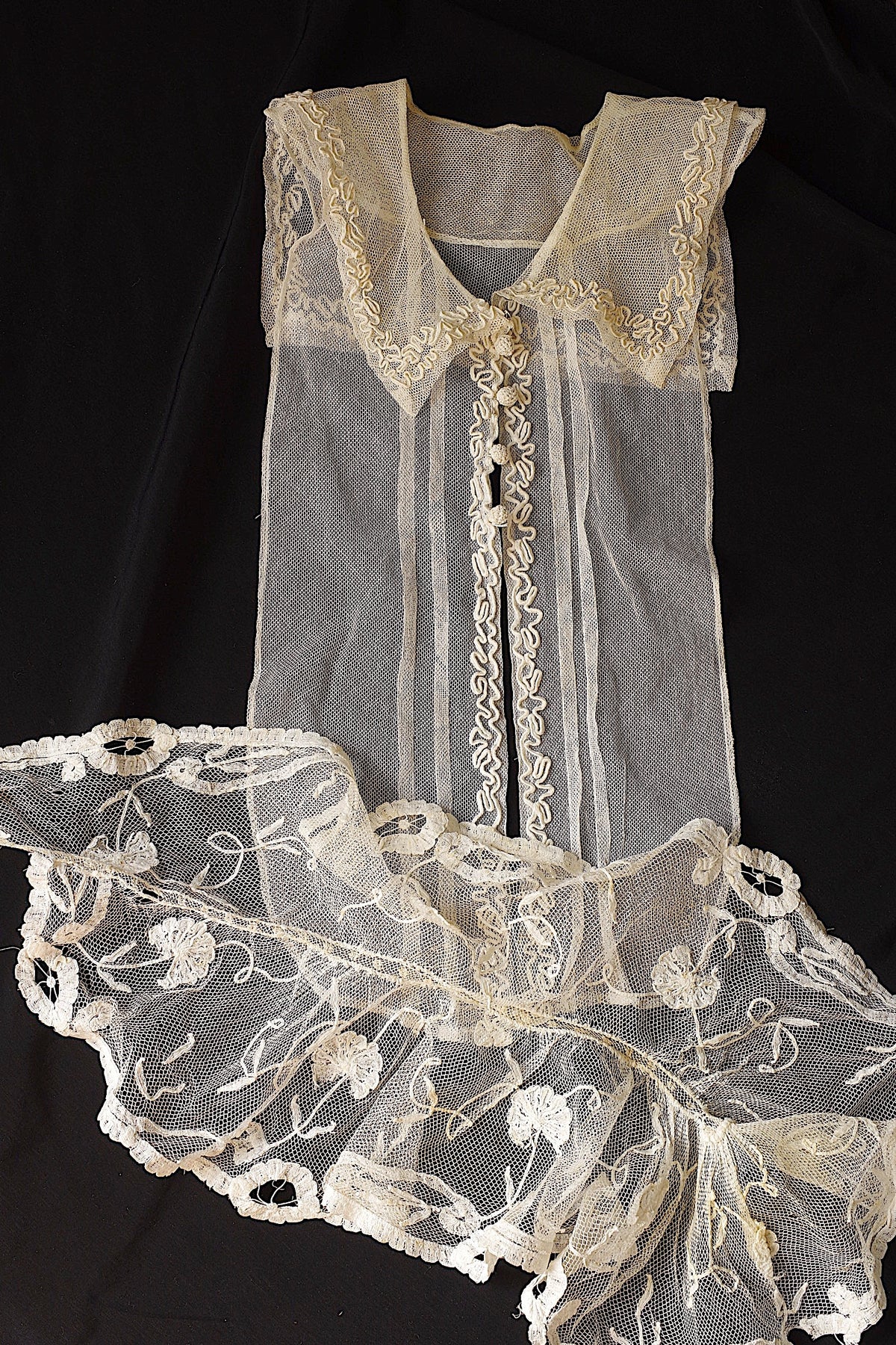 アンティークレース dentelle ancienne 首周り lot