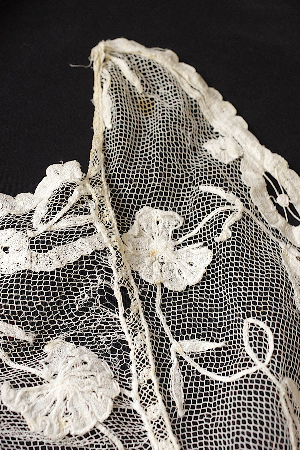 アンティークレース dentelle ancienne 首周り lot 10