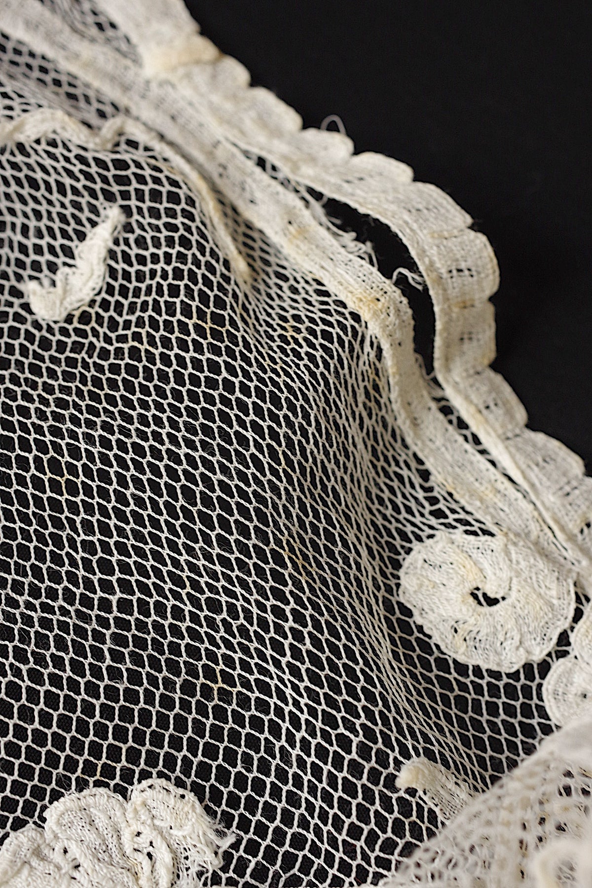 アンティークレース dentelle ancienne 首周り lot 11