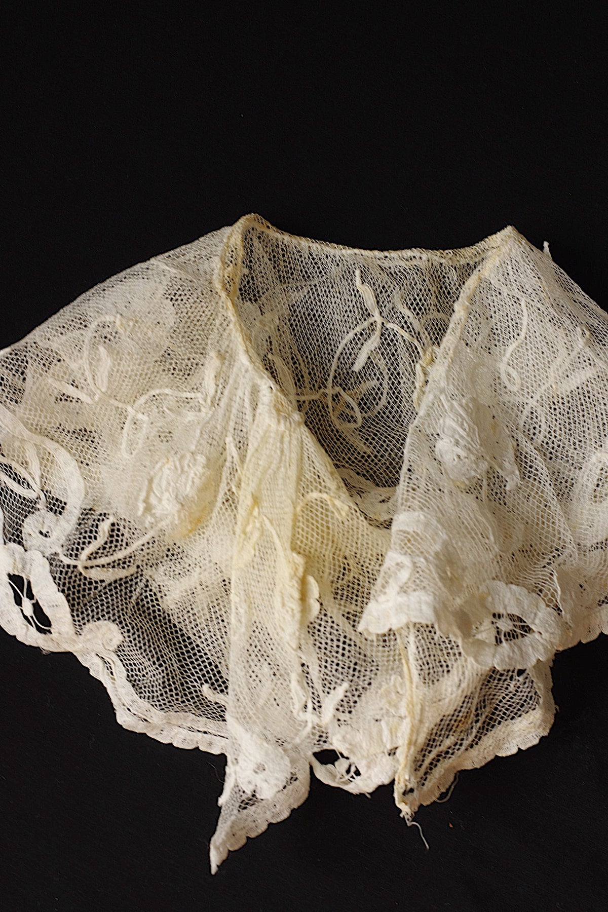アンティークレース dentelle ancienne 首周り lot 13