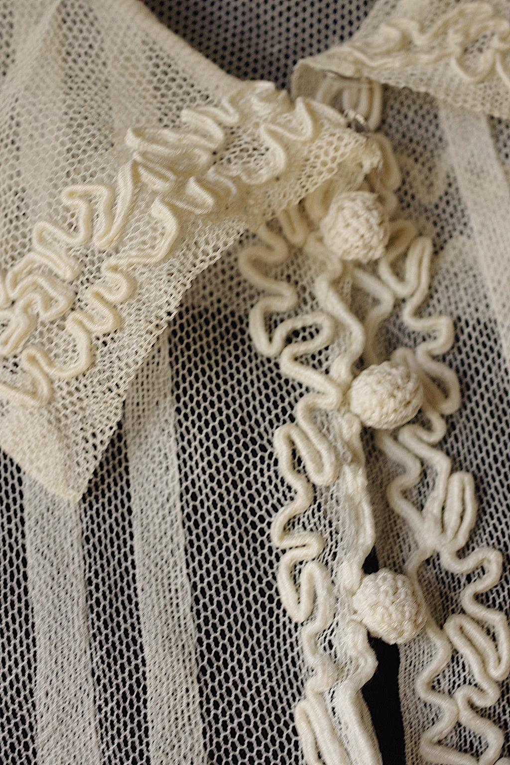 アンティークレース dentelle ancienne 首周り lot 4