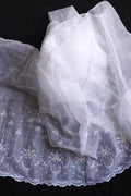 アンティークレース dentelle ancienne 裾刺繍 190cm