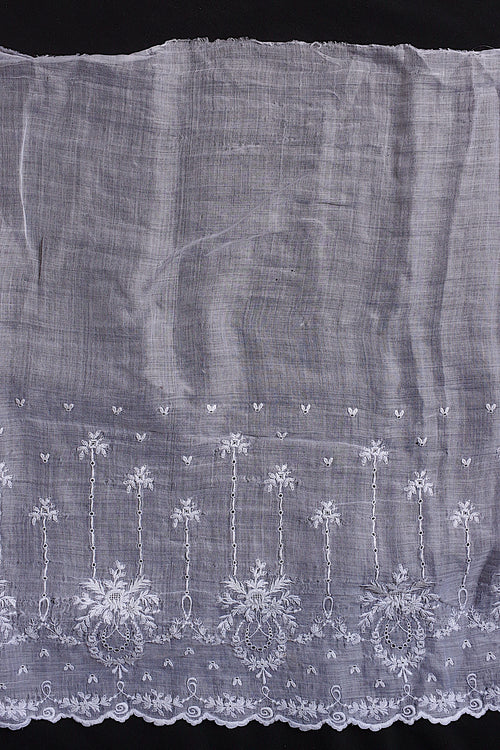アンティークレース dentelle ancienne 裾刺繍 190cm 2
