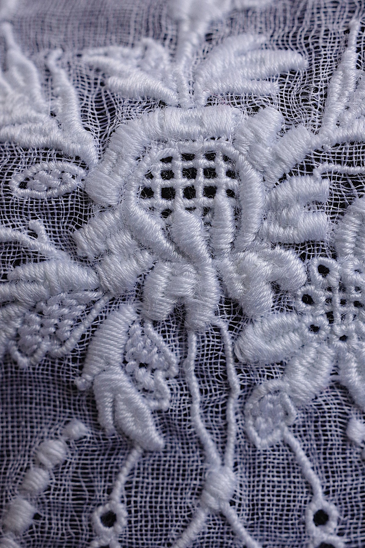 アンティークレース dentelle ancienne 裾刺繍 190cm 4