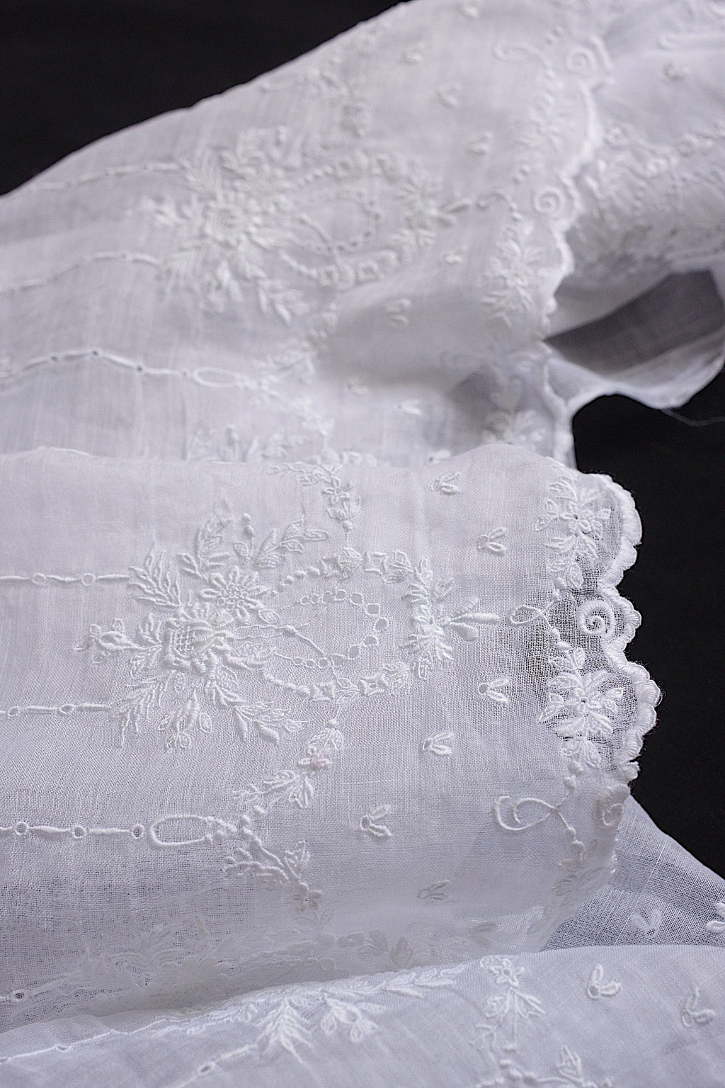 アンティークレース dentelle ancienne 裾刺繍 190cm 6