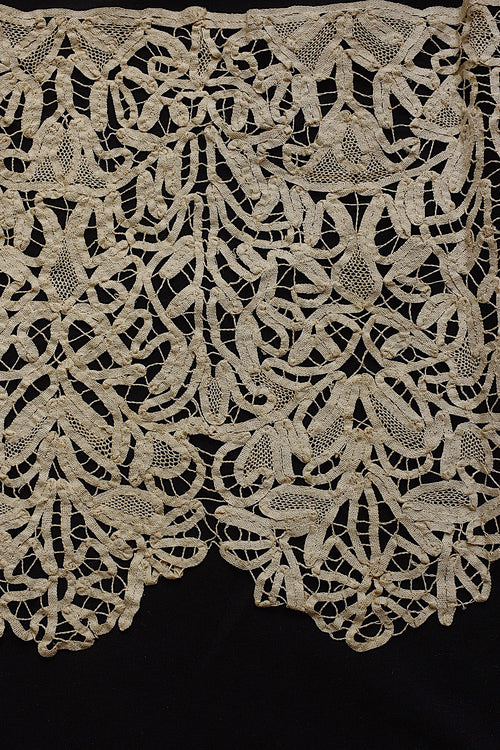 アンティークレース dentelle ancienne 184cmブロードレース 2