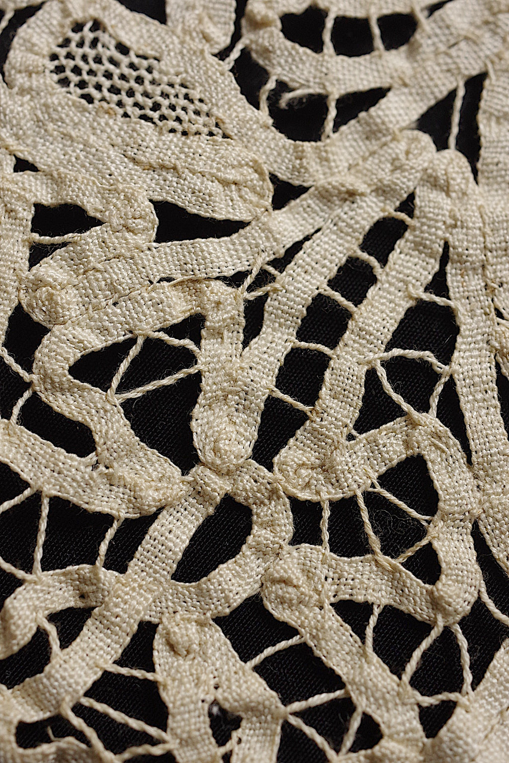 アンティークレース dentelle ancienne 184cmブロードレース 4