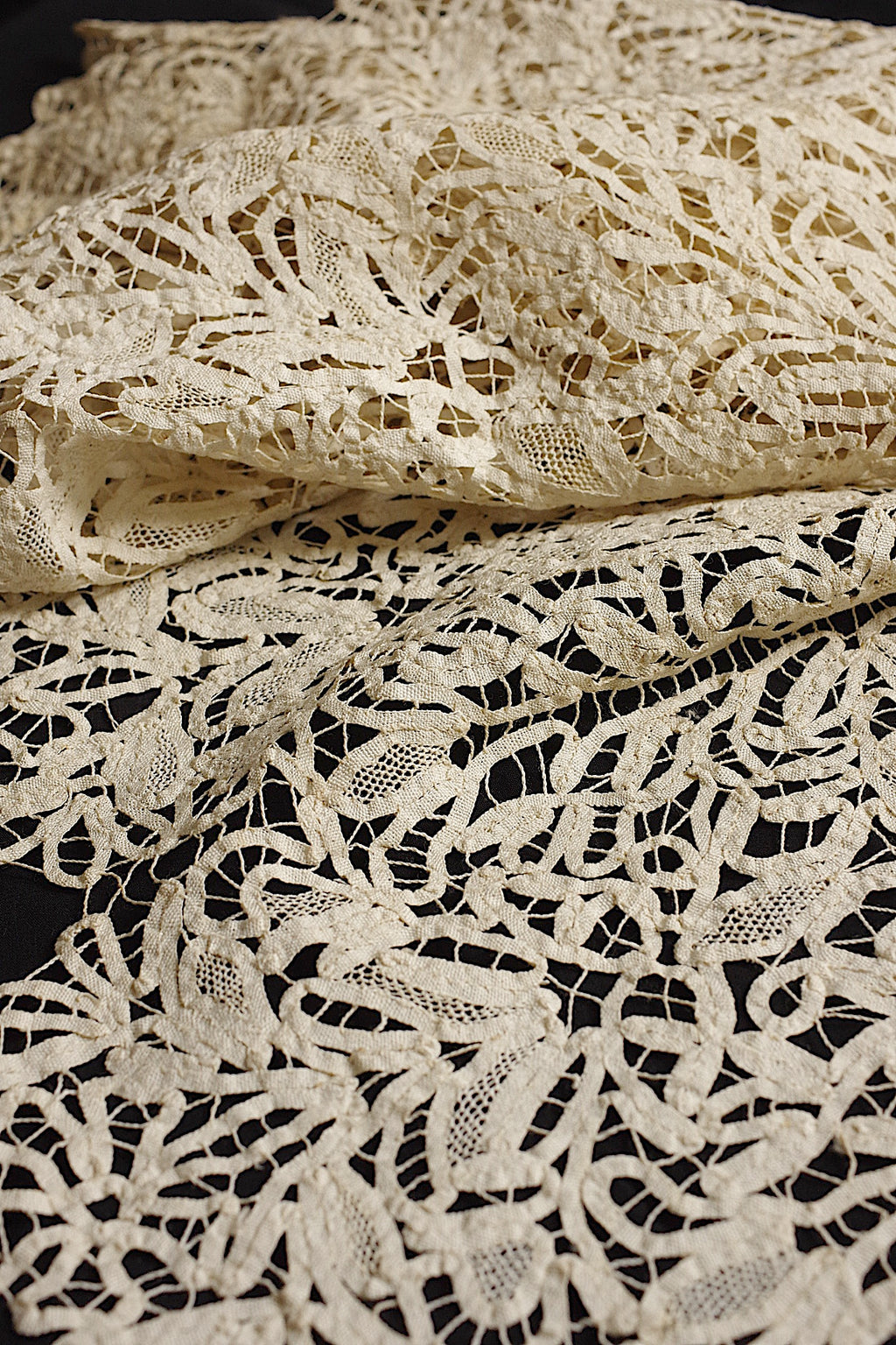 アンティークレース dentelle ancienne 184cmブロードレース 5