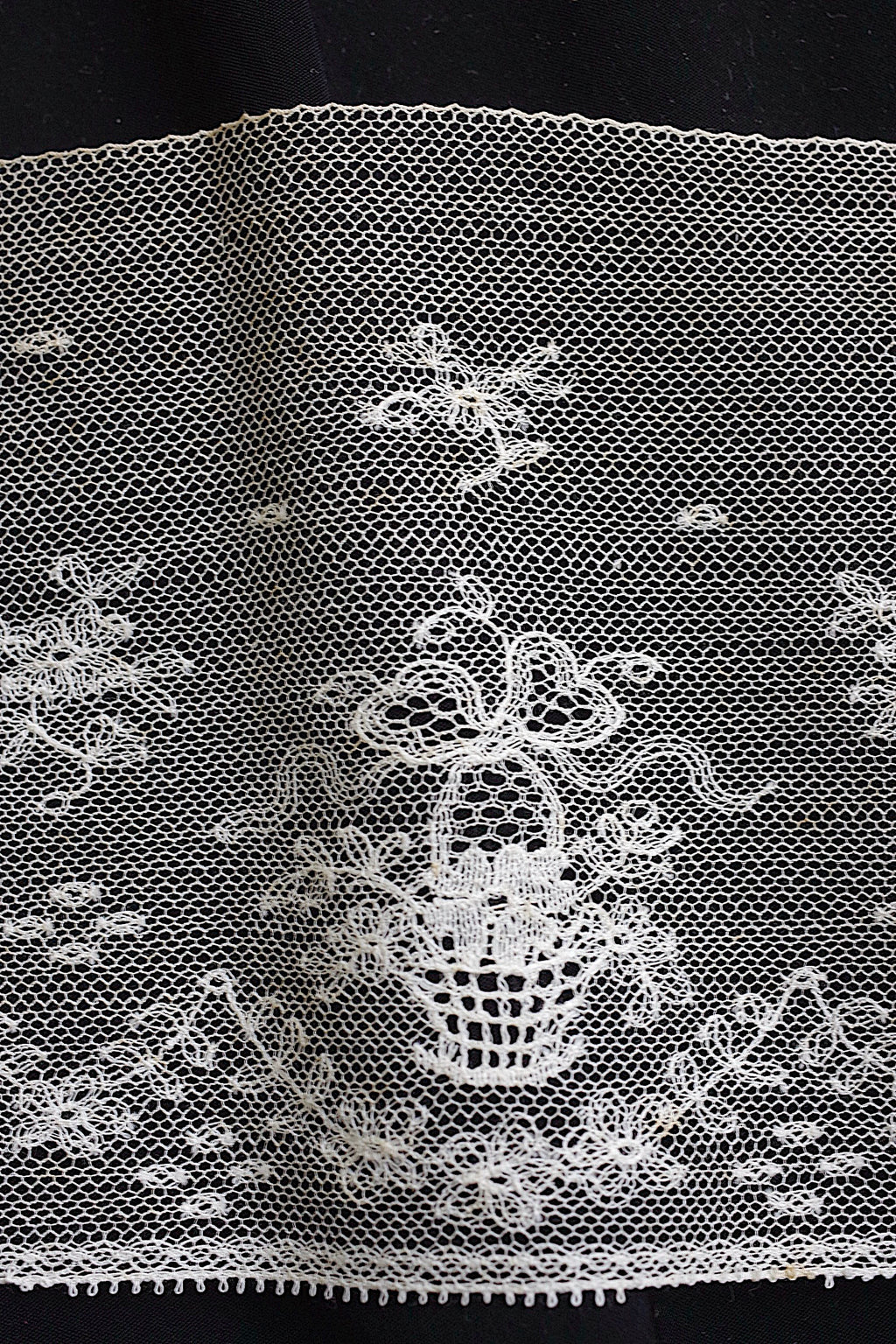 アンティークレース dentelle ancienne チュール刺繍レース1080cm 2