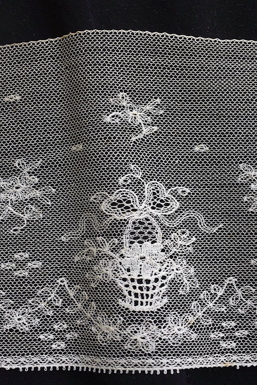 アンティークレース dentelle ancienne チュール刺繍レース1080cm 2